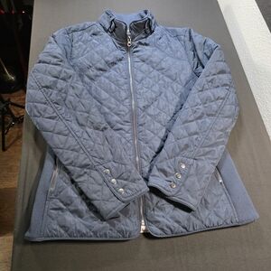 41 Hawthorn Navy Quilted Jacket, Women's Size Small